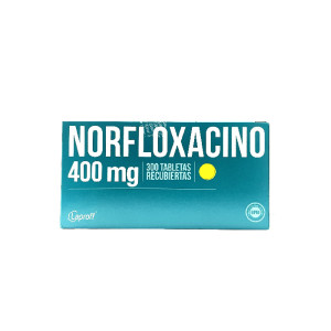 NORFLOXACINO 400 MG CAJA X 300 TABLETAS  LAPROFF
